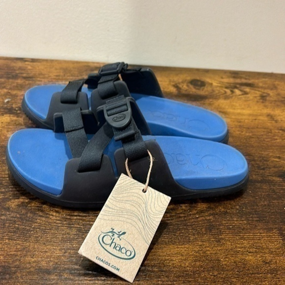 Chaco Chillos slide kids size 6 active blue NWT